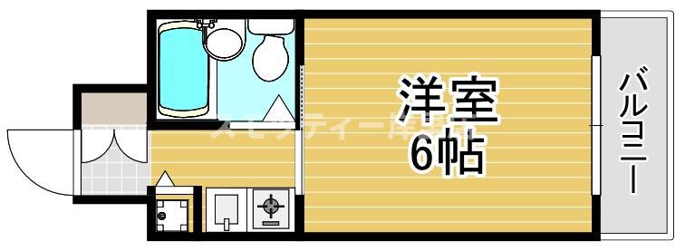 アニメイト大阪(1K/5階)の間取り写真