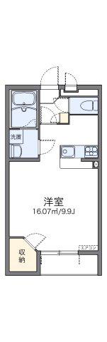 レオネクストソファレ F(1K/2階)の間取り写真