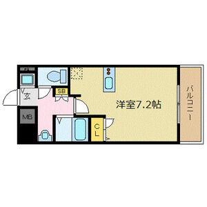 プレサンス泉セントマーク(1K/3階)の間取り写真