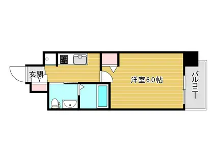 エグゼ大阪ドーム(1K/10階)の間取り写真