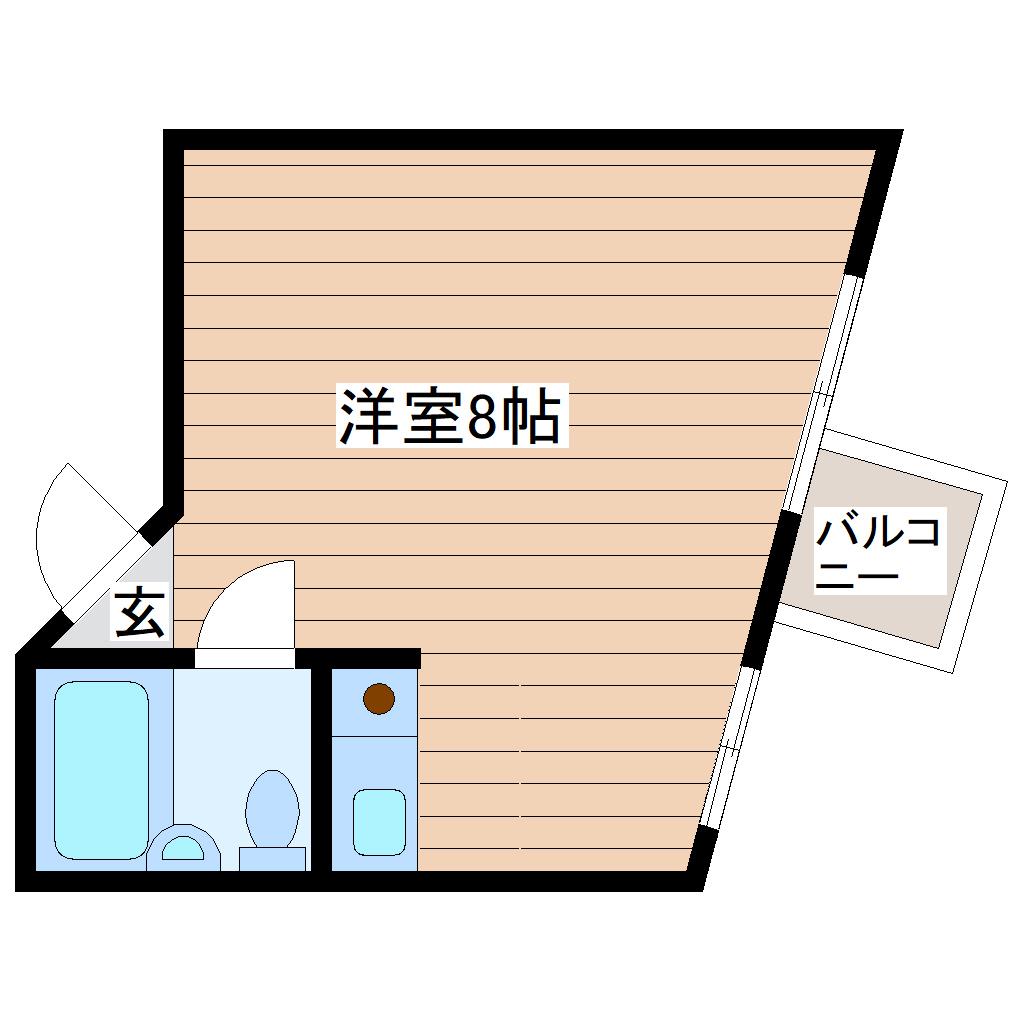 勾当台パークビル(ワンルーム/7階)の間取り写真