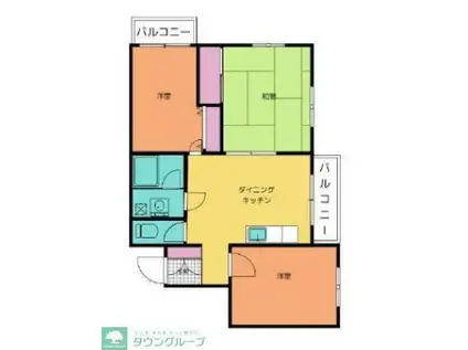 ノーリーズン東綾瀬(3DK/3階)の間取り写真