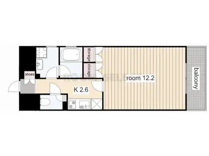 グランアベニュー名駅(1K/13階)の間取り写真