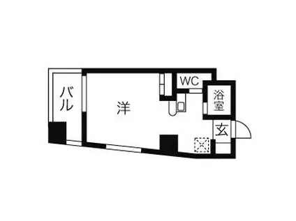 ドール新栄(1K/2階)の間取り写真