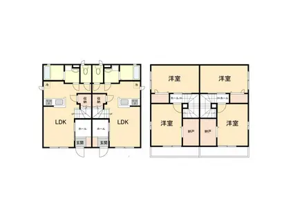 SORYUMO(2LDK/1階)の間取り写真