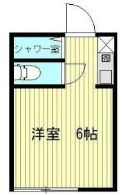 TCRE東十条(ワンルーム/1階)の間取り写真