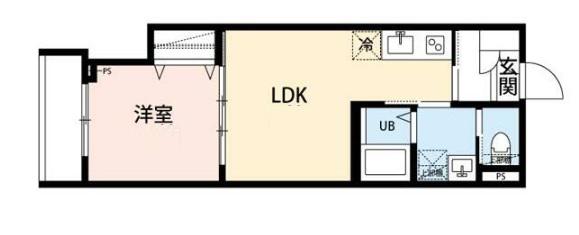 ROBOT HOME 金町(1LDK/2階)の間取り写真