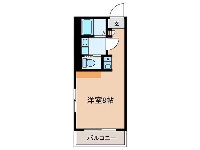 リチェンシア鹿島田(ワンルーム/5階)の間取り写真