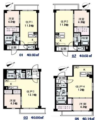 SOLASIA RESIDENCE 九条(1LDK/1階)の間取り写真