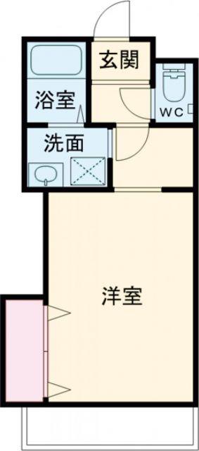 大塔スマイルビル(ワンルーム/2階)の間取り写真