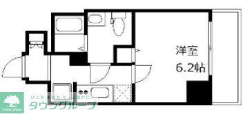GENOVIA京成立石IISKYGARDEN(1K/2階)の間取り写真