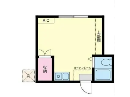 ビエント相原(ワンルーム/1階)の間取り写真
