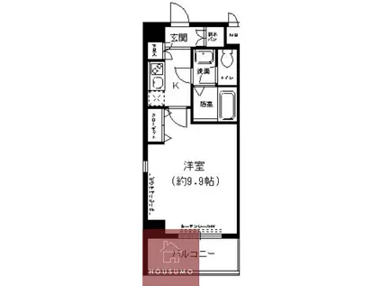 ふぉれすと すくえあ(1K/5階)の間取り写真