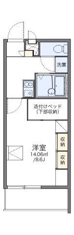 レオパレス見野山(1K/1階)の間取り写真