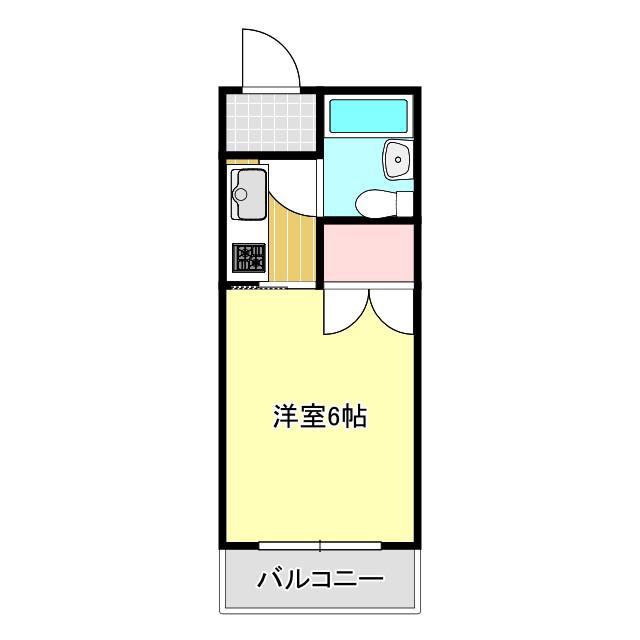 エンゼルハイツ(1K/5階)の間取り写真