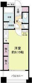 フォレステージュ江坂垂水町(ワンルーム/7階)の間取り写真