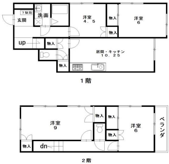 フォレスト・エレナ(4LDK/1階)の間取り写真