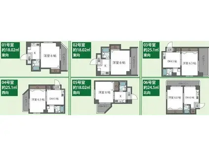 シティエステート若葉台(1K/3階)の間取り写真