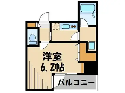 ドルチェ池袋ノース弐番館NC(1K/10階)の間取り写真