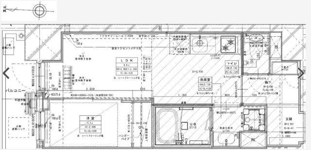 GARDEN XAVIS木場(1LDK/8階)の間取り写真