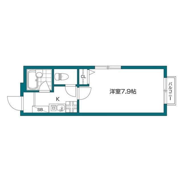押上プラザマンション(1K/5階)の間取り写真