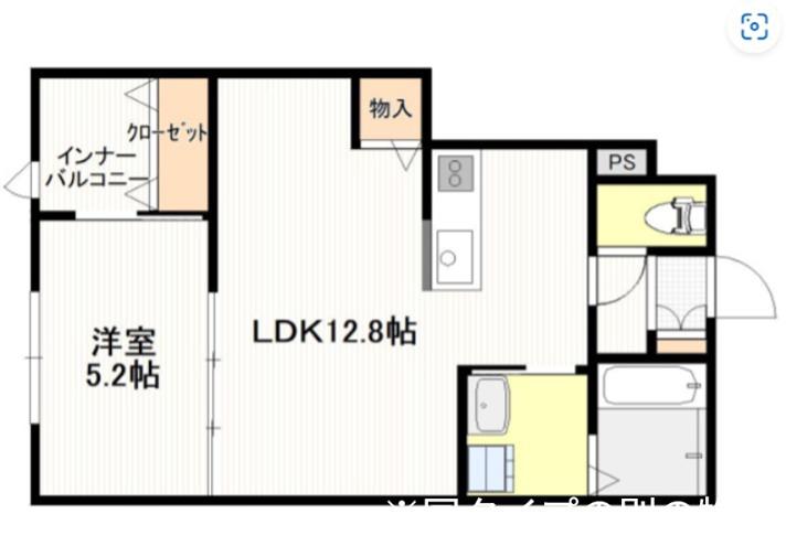ボン・クレー和木(1SLDK/2階)の間取り写真