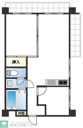 グロリアスマンションミフジ川越3号館(1SLDK/3階)の間取り写真