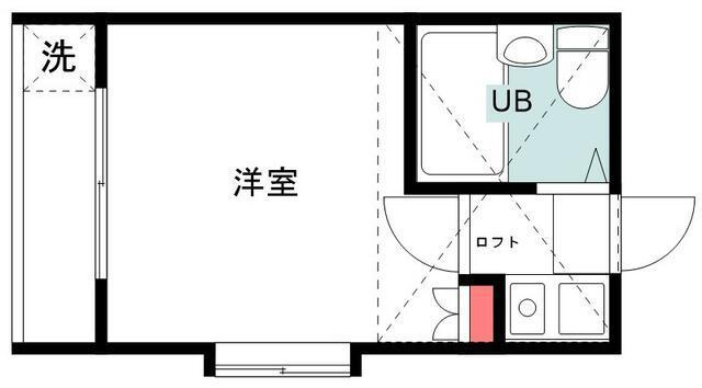 コンフォート山王(1K/2階)の間取り写真