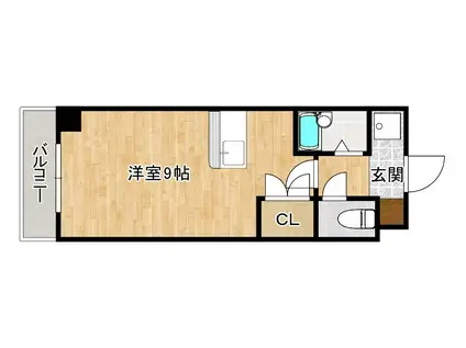 リファレンス北方III(ワンルーム/2階)の間取り写真