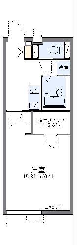 レオネクストサンベスト(1K/2階)の間取り写真