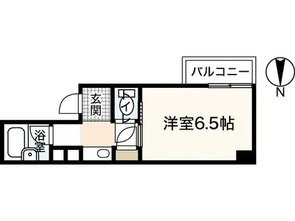 幟町SHODAビル(1K/2階)の間取り写真