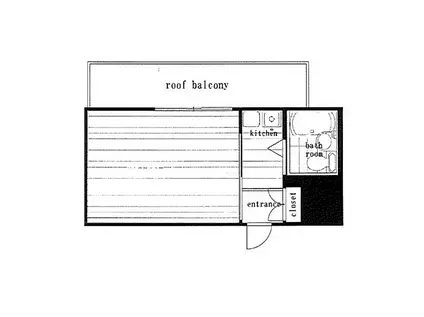 ダイカンプラザ横浜シティ(1K/7階)の間取り写真