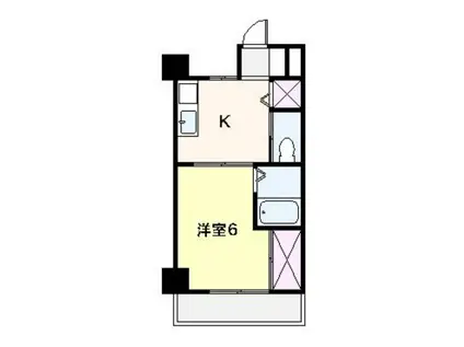 グランデュール広小路(1K/5階)の間取り写真