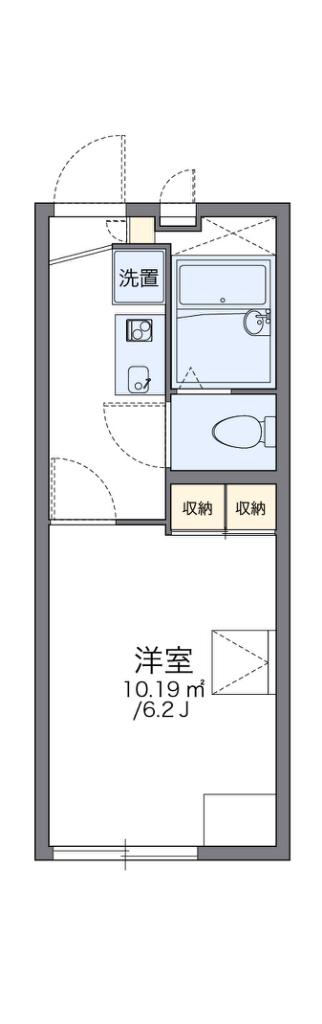 レオパレスBOSHUKE(1K/1階)の間取り写真