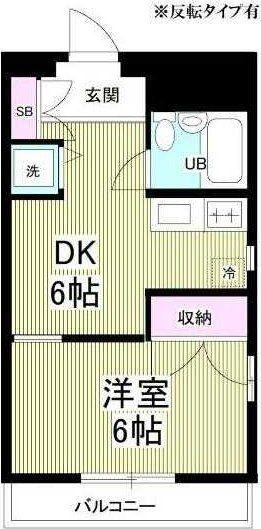KEEP L 武蔵小金井(1DK/3階)の間取り写真