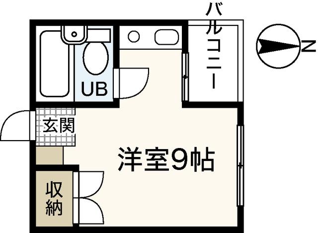 サニーベル住吉(ワンルーム/5階)の間取り写真