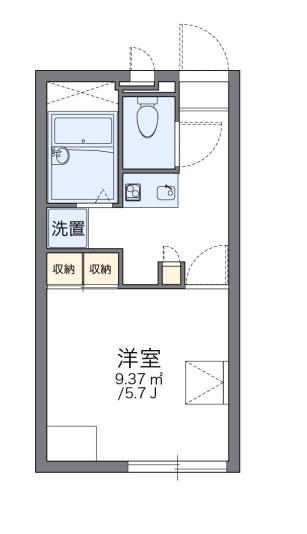 レオパレス東本町II(1K/2階)の間取り写真