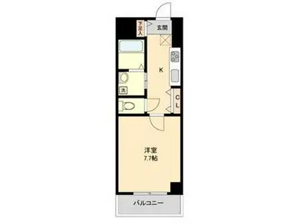 SーFORT守山(1K/3階)の間取り写真