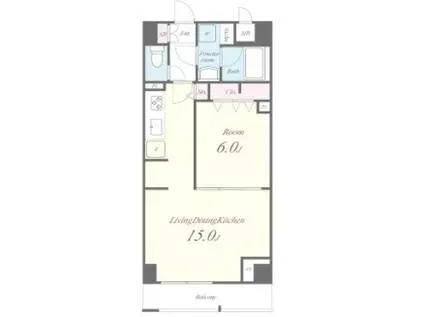 JPT RESIDENSE(1LDK/2階)の間取り写真