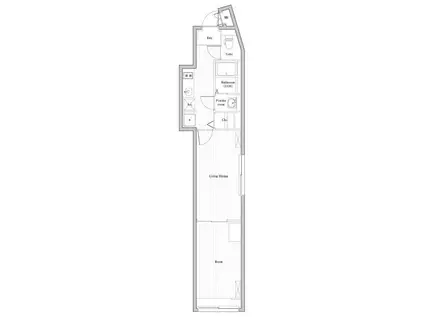 CREATIF南品川(2K/3階)の間取り写真