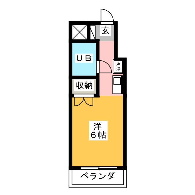 アーバンヒルズ西八王子第2(ワンルーム/3階)の間取り写真