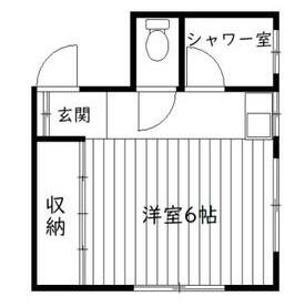 常盤マンション(ワンルーム/4階)の間取り写真
