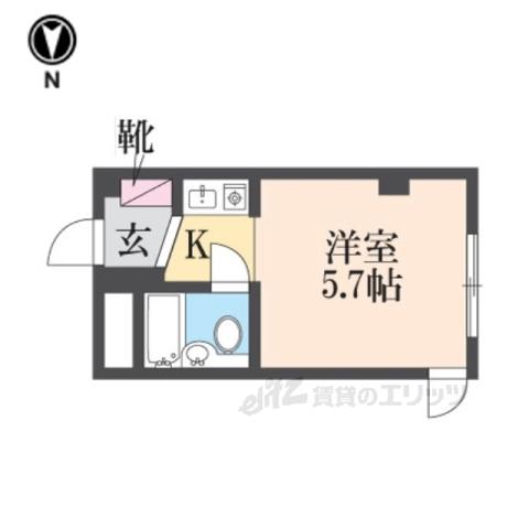 ききょう元町ビル(ワンルーム/3階)の間取り写真