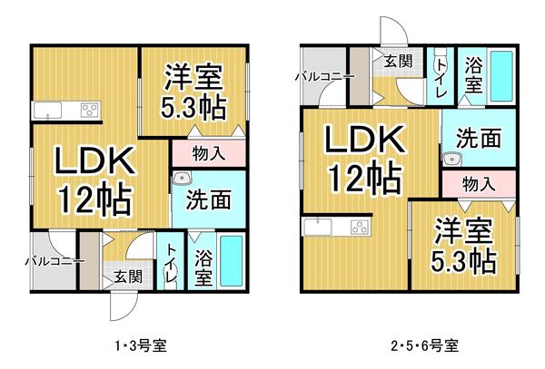 RUBYIV(1LDK/1階)の間取り写真