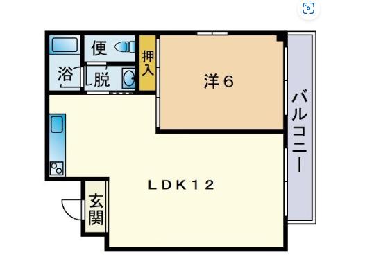 グラッツェ(1LDK/3階)の間取り写真