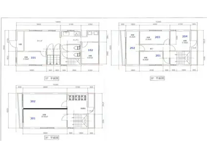 ときわ台MACHIYA(ワンルーム/3階)の間取り写真