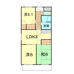 メゾンアンフィニ(3LDK/4階)の間取り写真