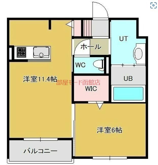NEW PIAZZA(1LDK/5階)の間取り写真