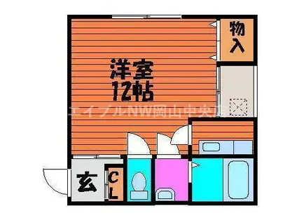 センチュリー学南(1K/3階)の間取り写真