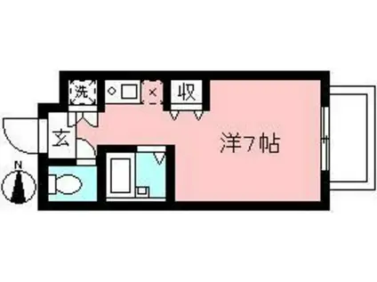 LA ROCHELLE(ワンルーム/3階)の間取り写真